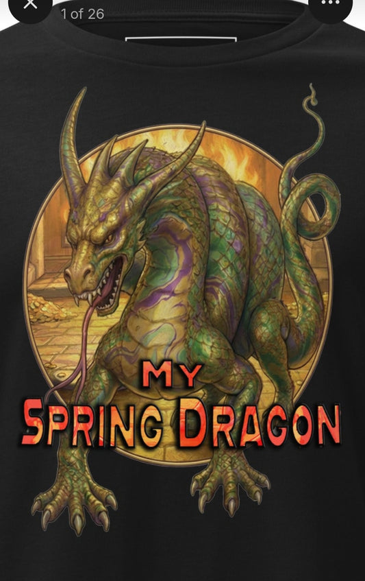 My Spring Dragon Logo Relaxed Tee