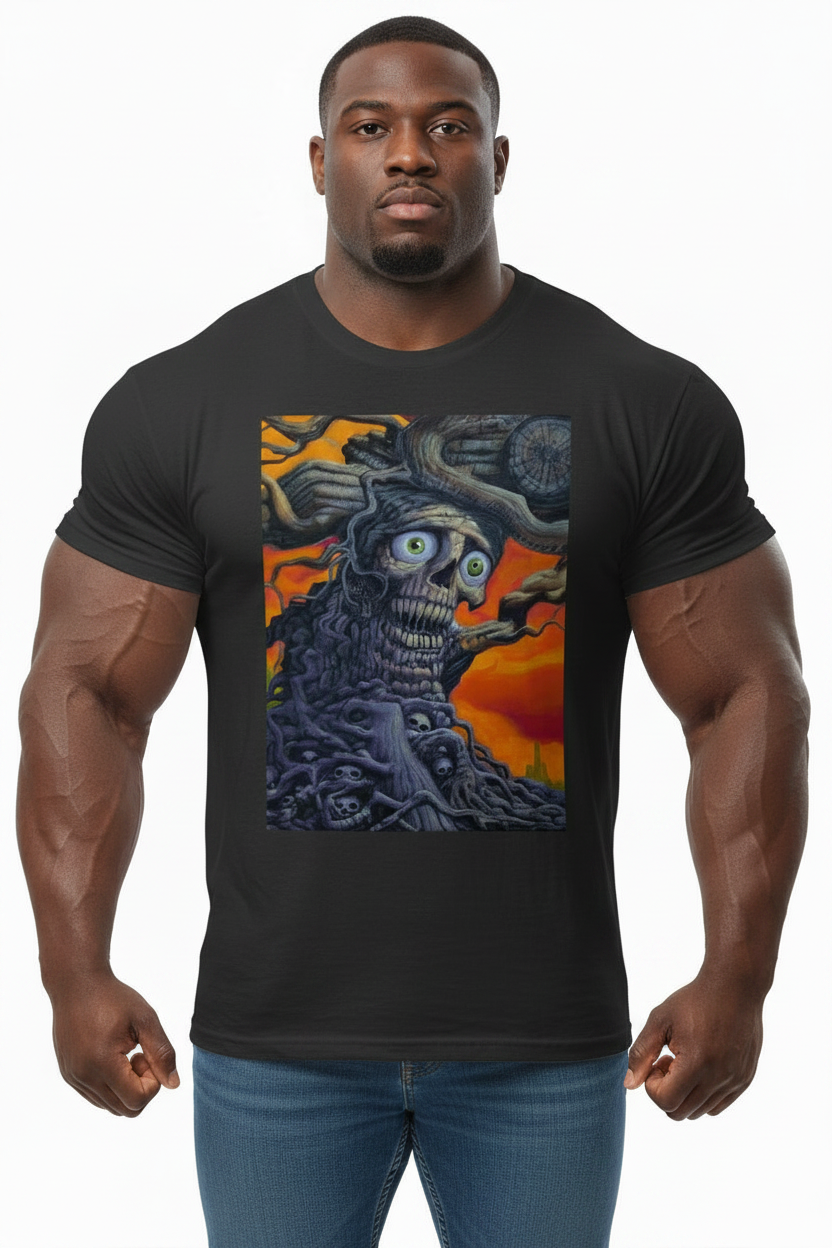 Skull Tree Premium-T-Shirt für Herren